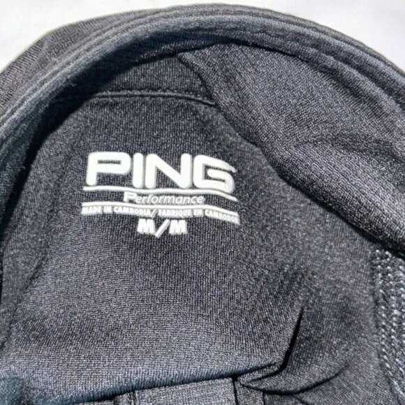 Ping Mens Black Half-Zip Pullover Golf Jacket SensorCool M - Picture 2 of 9